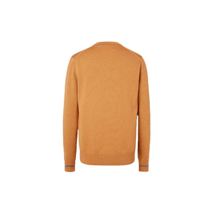 Burberry Sweaters Men's Camel Crew Neck Moderate A line 80332021