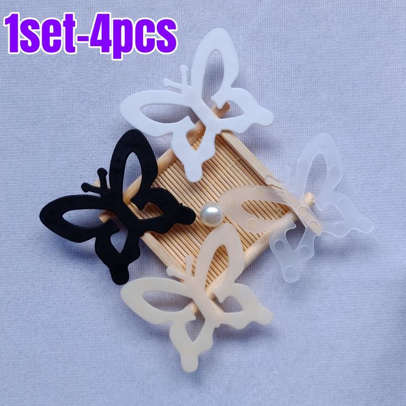 8pcs Mixed Color Back Bra Control Clips Invisible Bra Adjusters Convenient Cross Strap for Women Lingerie & Underwear Accessorie