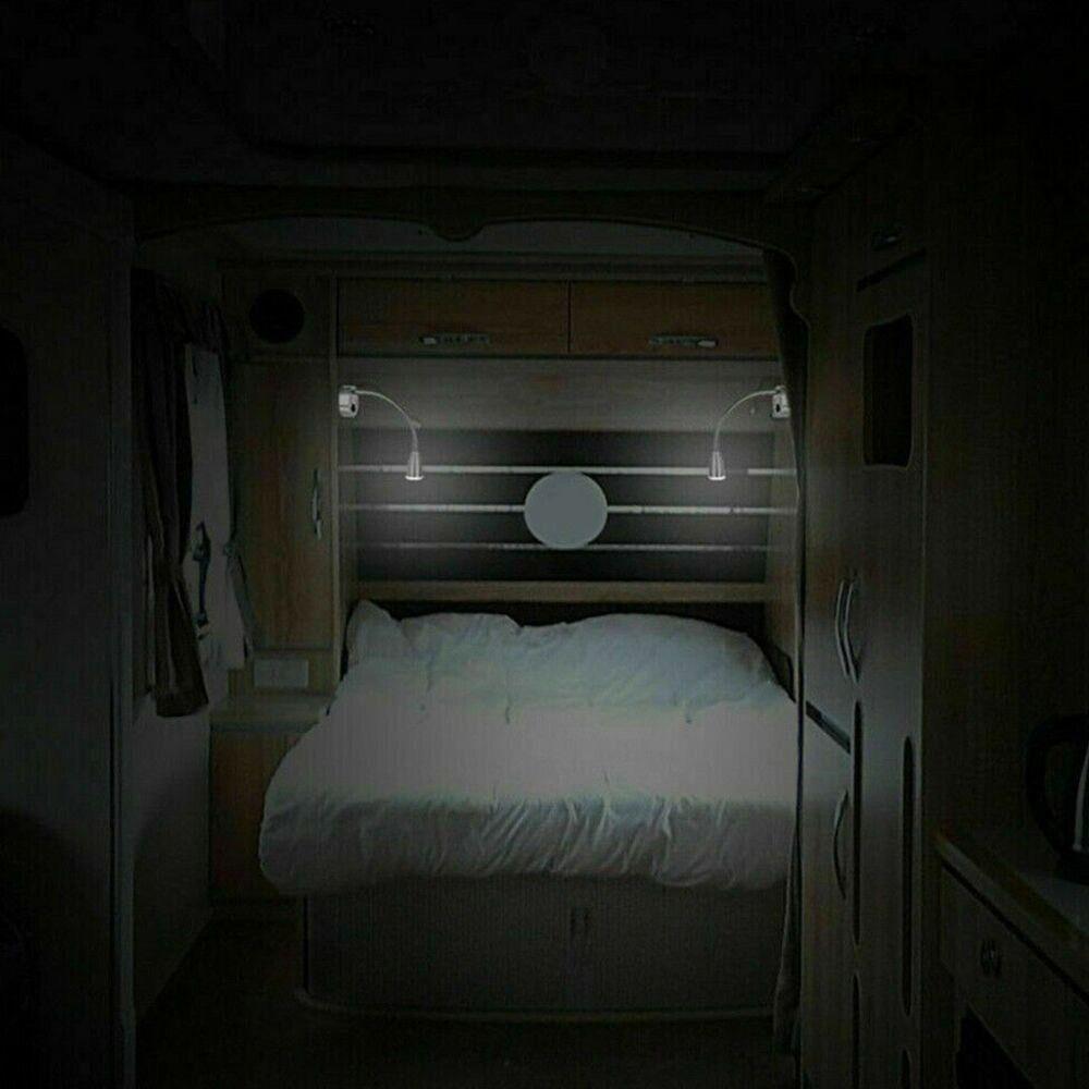 Motorhome Wall Mounted Trailer LED Hose Wall Light Reading Lamp Lighting Spotlight