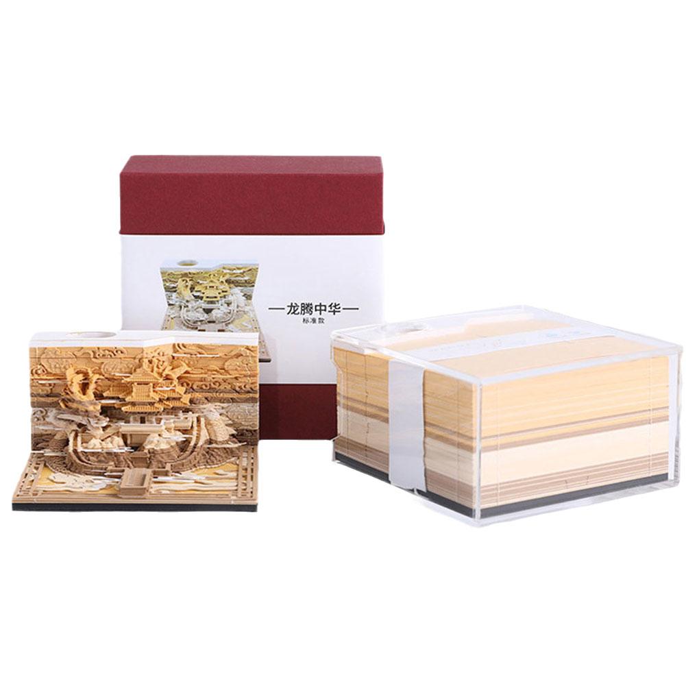 3D блокноты ретро-строительные кубики блокноты наклейки для заметок подарки офис для друзей новинка N5O1