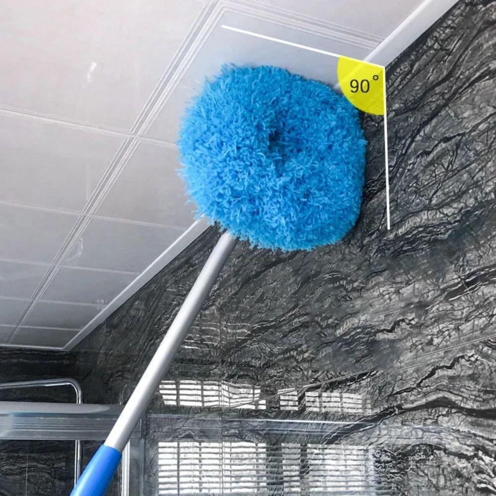 Long Handled Extendable Feather Duster Reusable Cleaner Brush Household Ceiling Fan Duster  Kitchen
