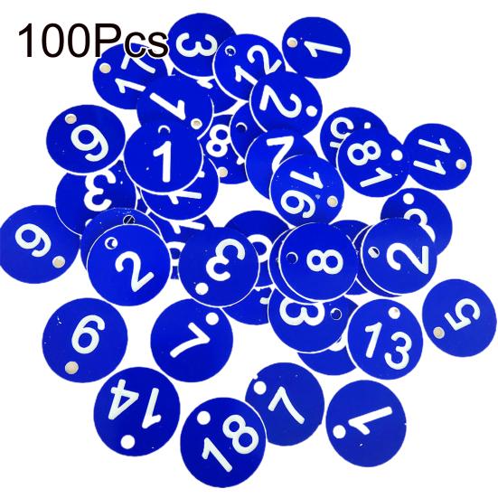 100 шт. водонепроницаемая идентификационная бирка для улья с круглой нумерацией 1-100, этикетка для пчеловодства