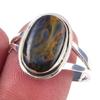 Natural Pietersite Gemstone Handmade 925 Solid Sterling Silver Ring S.9.5 N0k71