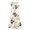 Womens Summer Dresses Loose U Neck Sleeveless Sundresses Dress With Pockets