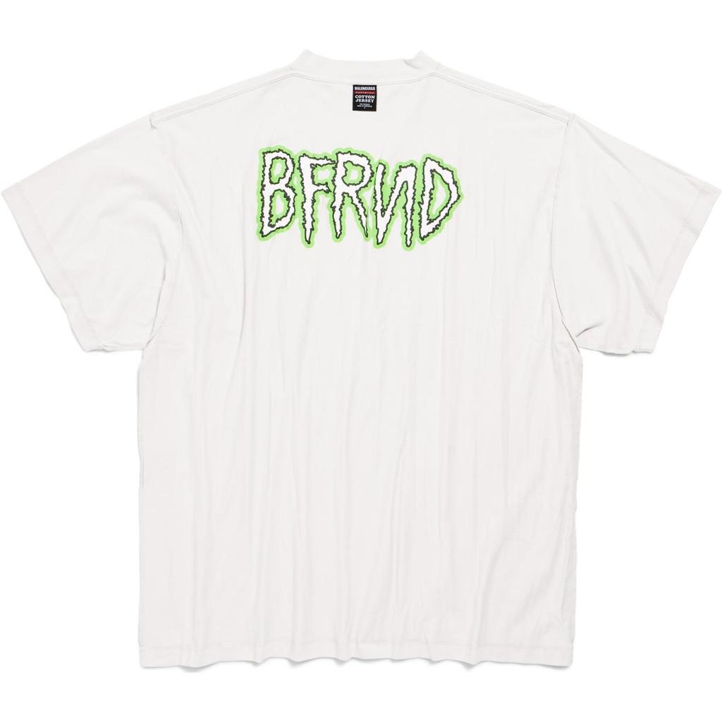 Balenciaga Футболка оверсайз Bfrnd Series 'Off White' Мужская 787358TQVG89016