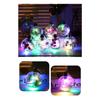 6Pcs Shining Christmas Balls with LED Light Pendants Refillable Ball Christmas Tree Hanging Ball