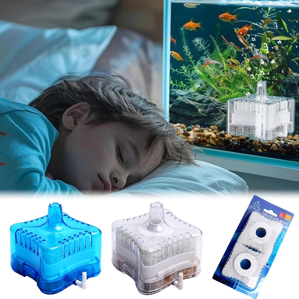 Small Fish Tank Desktop Tank 3-in-1 Mini Aquarium Filter Self Cleaning Water Circulation Ultra Quiet