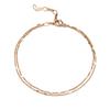 ELLE Jewelry Mini Flat Round Two-Line Bracelet ELBRBB060