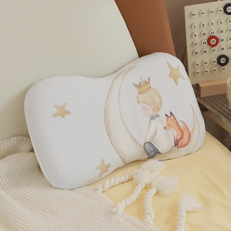 Подушка для сна с эффектом памяти для детей от 0 до 6 лет - чистый хлопок, для всесезонного использования