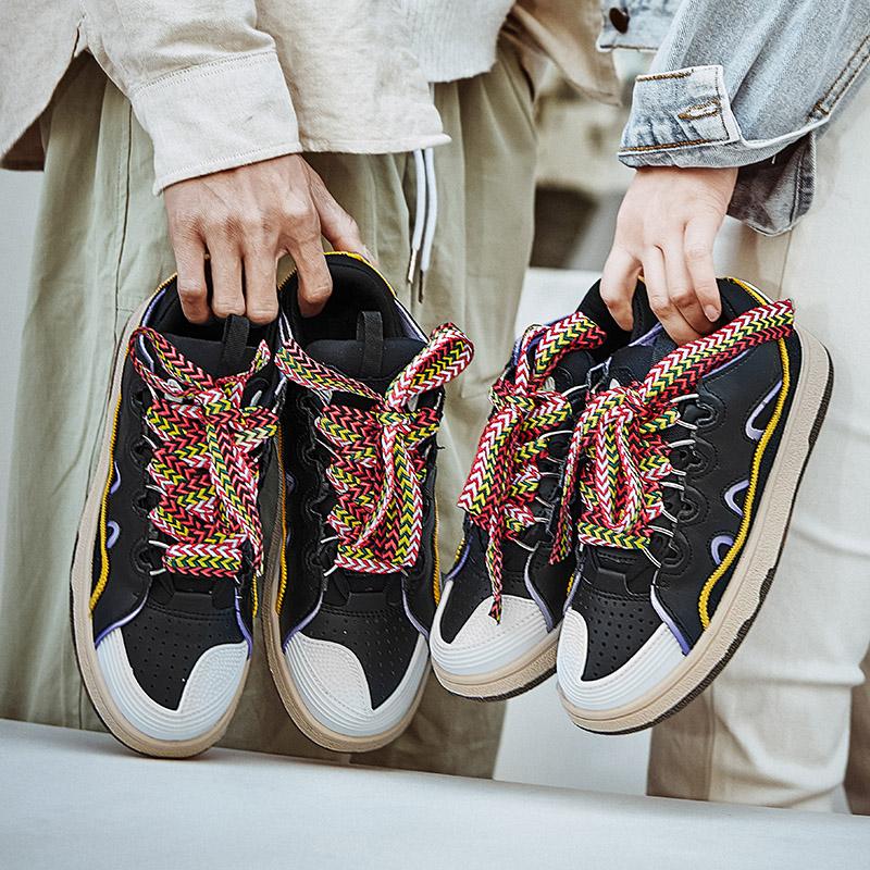 36-45 Unisex Outdoor Large Size Microfiber Casual Sports Sneakers