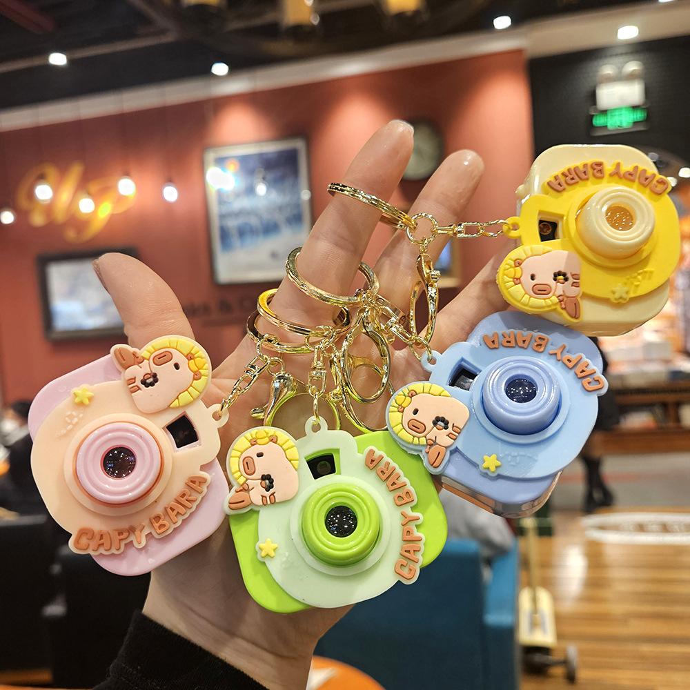 Милая мини-проекционная камера, мультяшный светящийся проекционный свет, женская сумка, брелок-подвеска