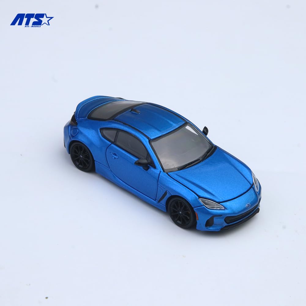 HobbyJAPAN ATS-MODELS 164 Subaru BRZ Металлический синий Готовая модель ATS880401