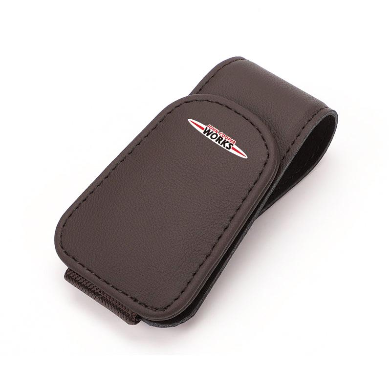 1Pcs Car Mounted Magnetic Glasses Clip Sun Visor Sunglasses Storage Clip For BMW Mini Works Cooper F54 F55 F56 F57 F60 R50 R52