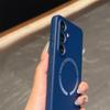 Совместимый с Samsung S25Fe Чехол-кубик Рубика из жидкого силикона с магнитом, Полное покрытие, Ударопрочный