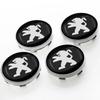 4pc 56/60mm Car Wheel Center Covers Badge Hub Cap Accessories For Peugeot 206 307 308 3008 207 208 407 508 2008 5008 107 106 205