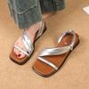 Модные балетки Женские сандалии Дизайнерская обувь Летнее платье Обувь с квадратным носком Женские уютные тапочки Тренд 2025 Бренд Женские Zapatillas