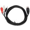Plug and Play DIN 8Pin Male Audio Lead Male to Male Audio Connection Cable  Vintage Audio Equipment