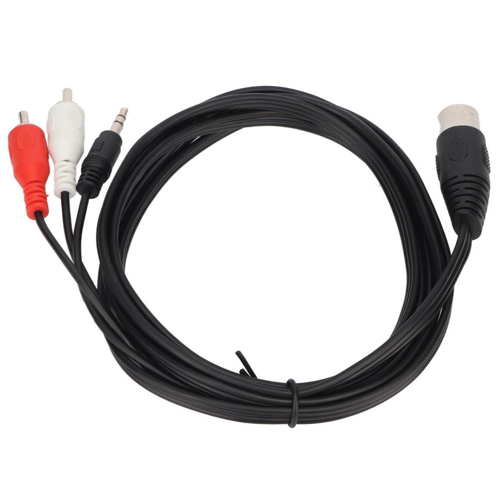 Plug and Play DIN 8Pin Male Audio Lead Male to Male Audio Connection Cable  Vintage Audio Equipment