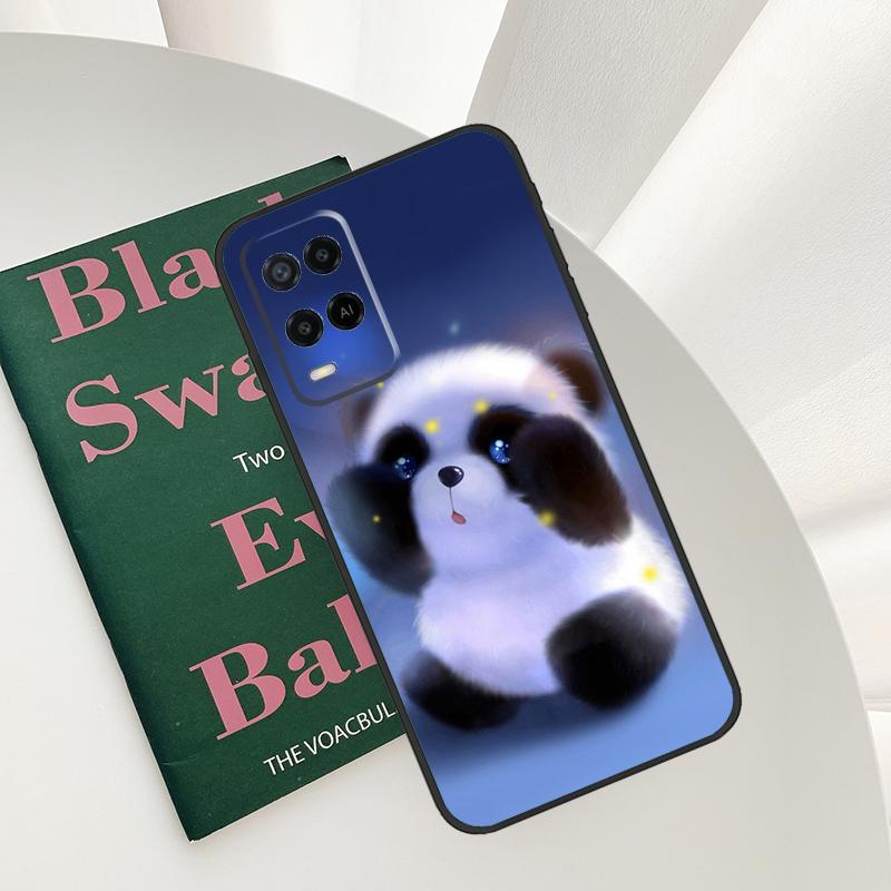 Милый Чехол-Панда Для Oppo A15 A16 A17 A52 A72 A76 A96 A54 A74 A94 A54S A57S A58 A78 A98 A57 A77 Чехол