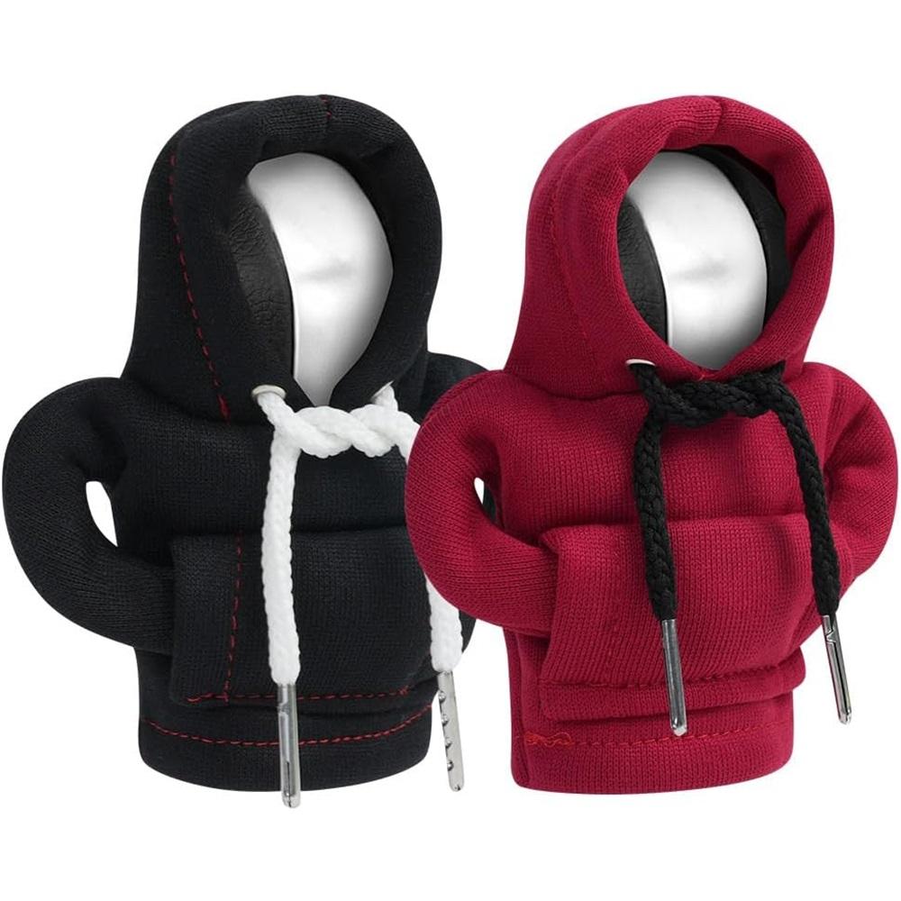 Крышка рычага переключения передач, 3-компонентная автомобильная крышка рычага переключения передач, декоративная крышка рычага переключения передач для автомобиля (Красный, Серый, Черный)