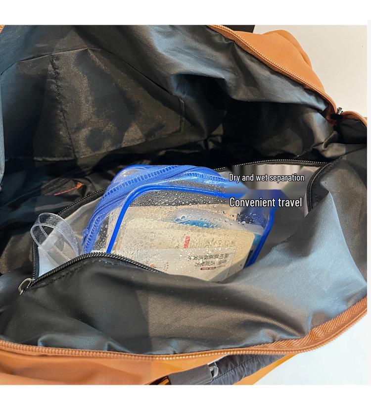 Вместительная дорожная сумка-трансформер — легкая сумка через плечо для деловых поездок и спортзала.