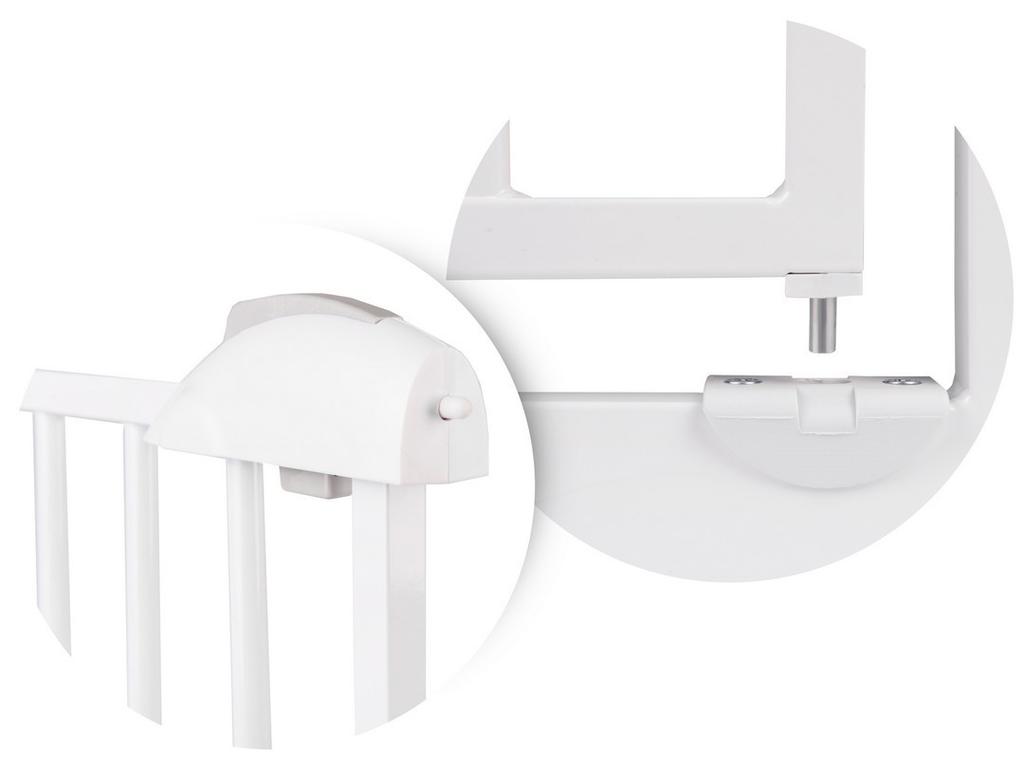 White Nukido 718100 Safety Gate Barrier