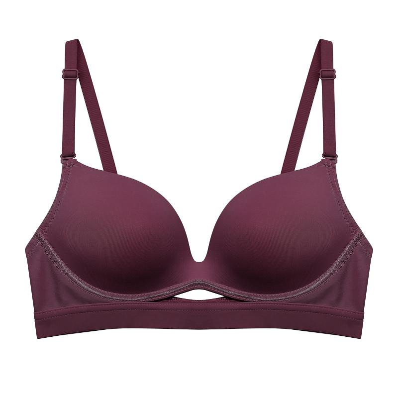 FINETOO Бюстгальтер пуш-ап для женщин, однотонное нижнее белье, женское мягкое и удобное дышащее белье