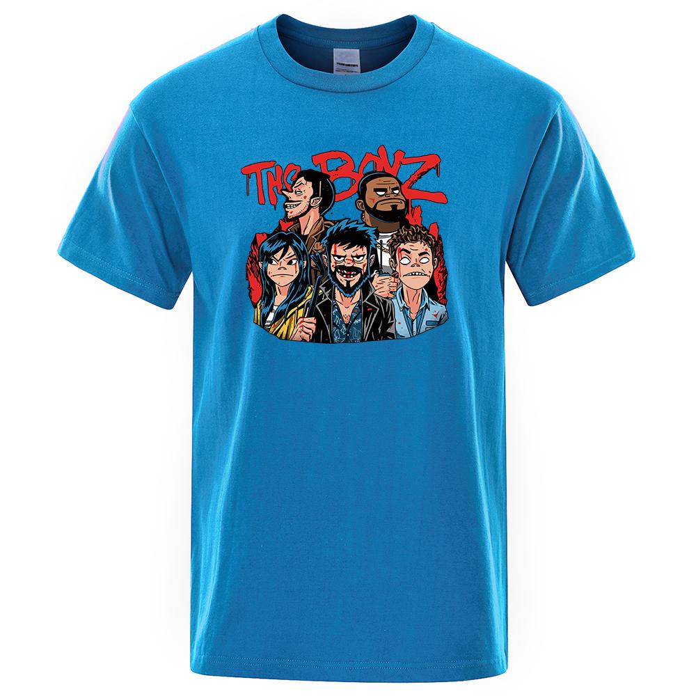 Футболки для женщин с забавным принтом The Boys, свободная одежда больших размеров, летняя хлопковая мягкая дышащая повседневная футболка в стиле хип-хоп с короткими рукавами