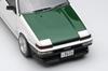 Сборная модель EIDOLON 143 Toyota Sprinter Trueno (АЕ86) (3 двери) Tk-Street Вер. белый (Зеленый карбоновый капот) Готовая модель EM718