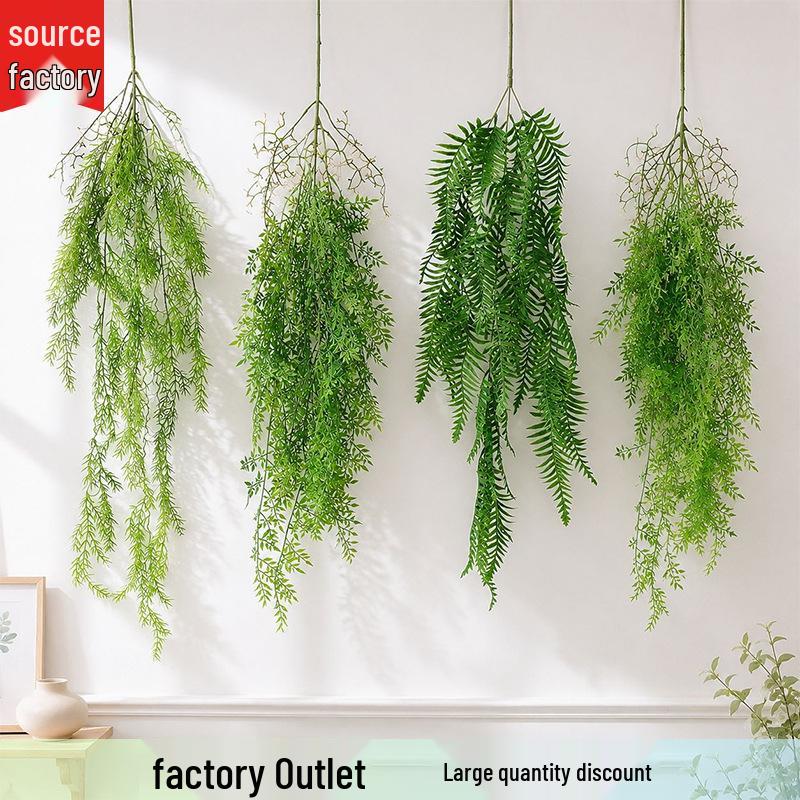Artificial Green Fern Plant Vines for Indoor/Outdoor Wall Decoration