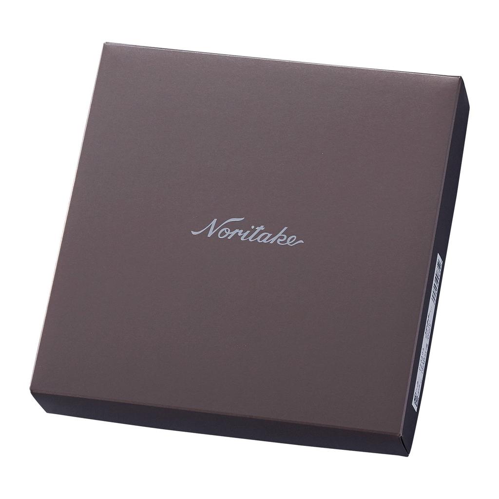 Квадратная тарелка Noritake 19 см Humming Blue, подходит для микроволновой печи, 2 штуки, тонкий фарфор (Парный набор) P5340A/1645