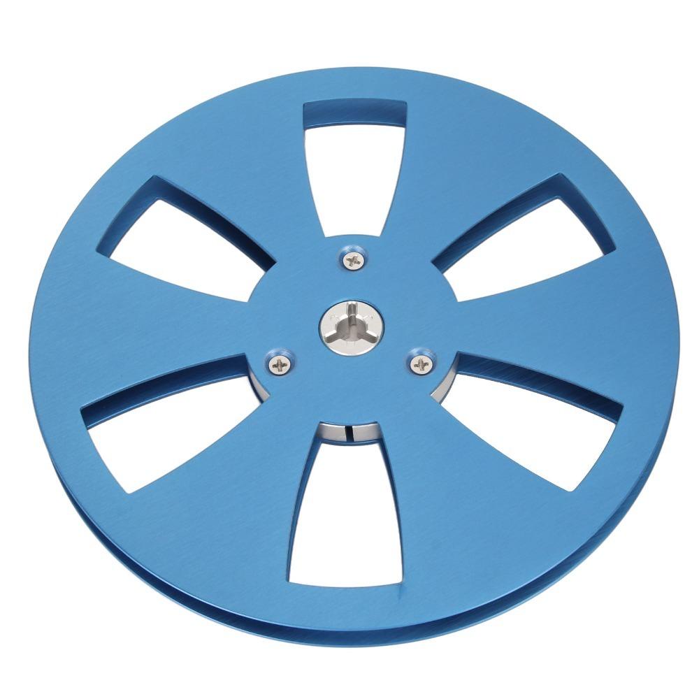 1/4 7 Inch Empty Open Reel Aluminum Alloy Machine Reel for Tape Recorder