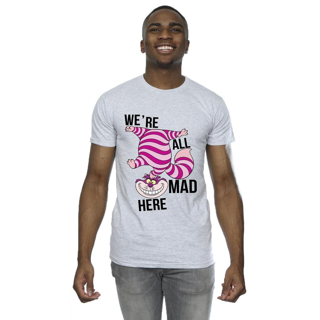 Disney Мужская футболка «Алиса в стране чудес» All Mad Here