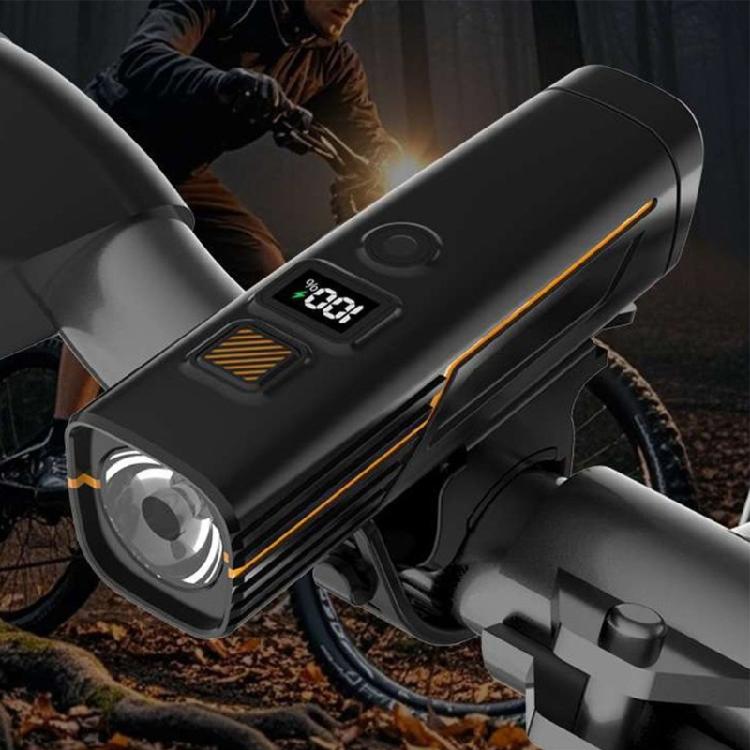 Велосипедный фонарь с датчиком света 5 режимов Зарядка USB-C Водонепроницаемый Аксессуары для безопасности велосипеда