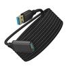 USB Extension Cable 3m Popolier [USB3.1 Gen 1] 5Gbps High Speed Data Transfer USB A (Male) - A (Female) USB Extension Cord Made of Nylon Braid Easy To
