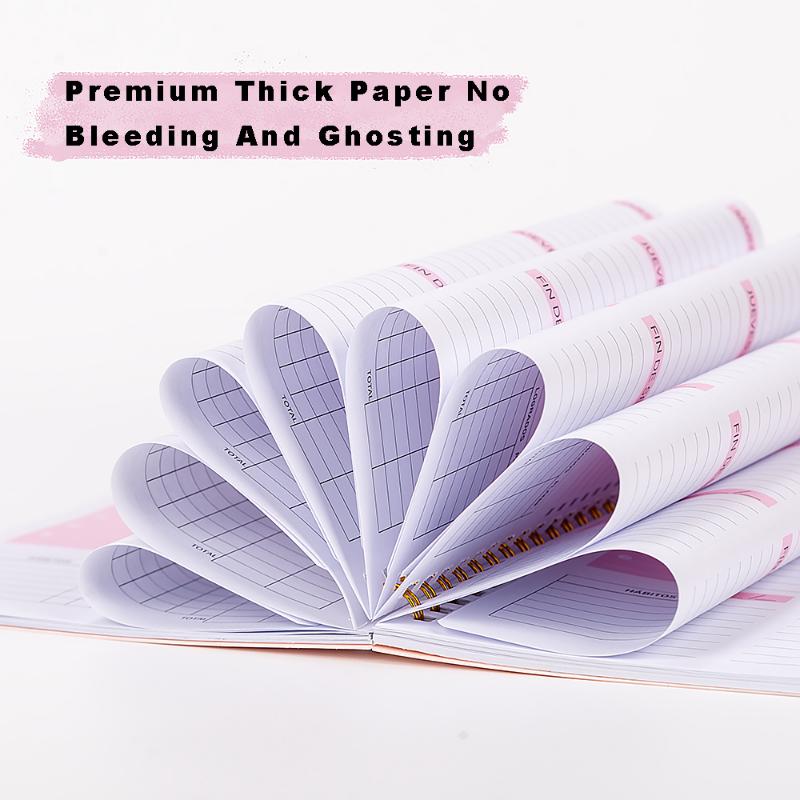 1 шт. А5 блокнот-планировщик повестки дня ежедневник еженедельный планировщик расписания органайзер блокнот для школы канцелярские принадлежности офис LXY