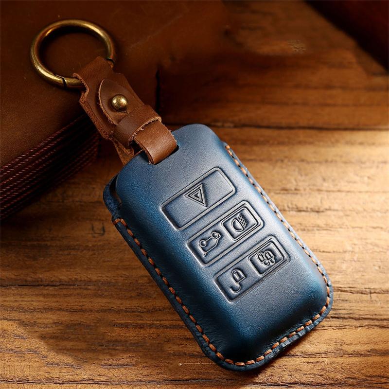 Чехол-держатель для автомобильных ключей, брелок для Land Rover Range Rover Discovery 5 Sport 20 18 2019, аксессуары для Jaguar XEL E-PACE 2019