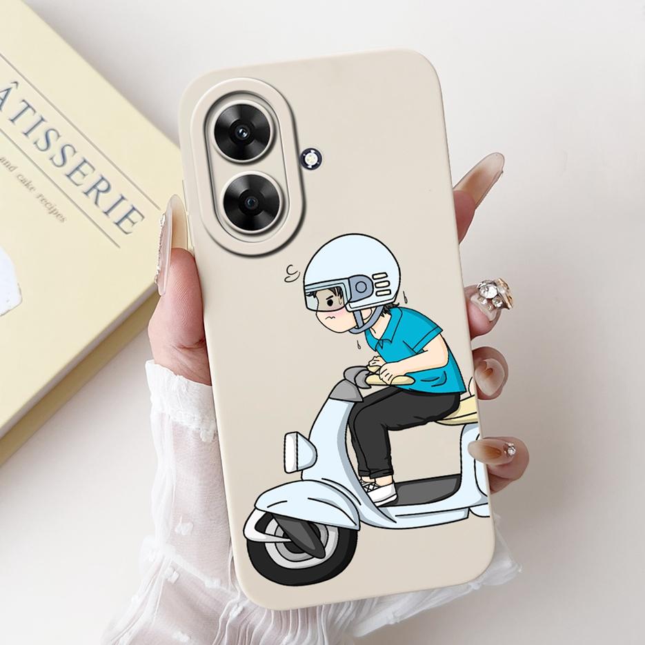 Чехол для Realme Note 60 Роскошный Чехол с Художественной Росписью Ударопрочный Мягкий Силиконовый Чехол для Телефона Для Realme Note 50 Note50 Note60 Задняя Крышка