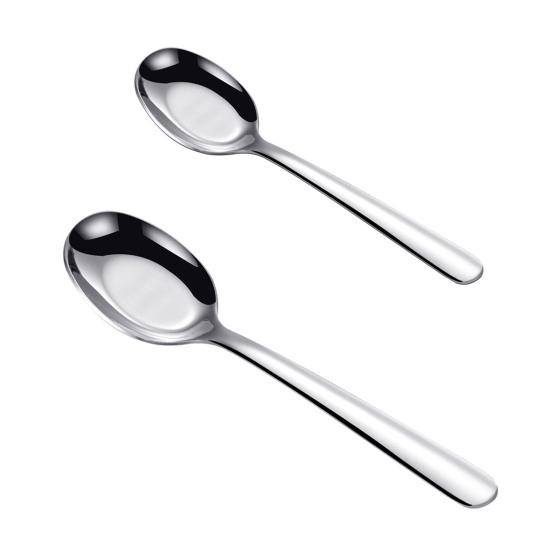 Полезная посуда с плоским дном, термостойкость, прочная суповая ложка для столовой, суповая ложка