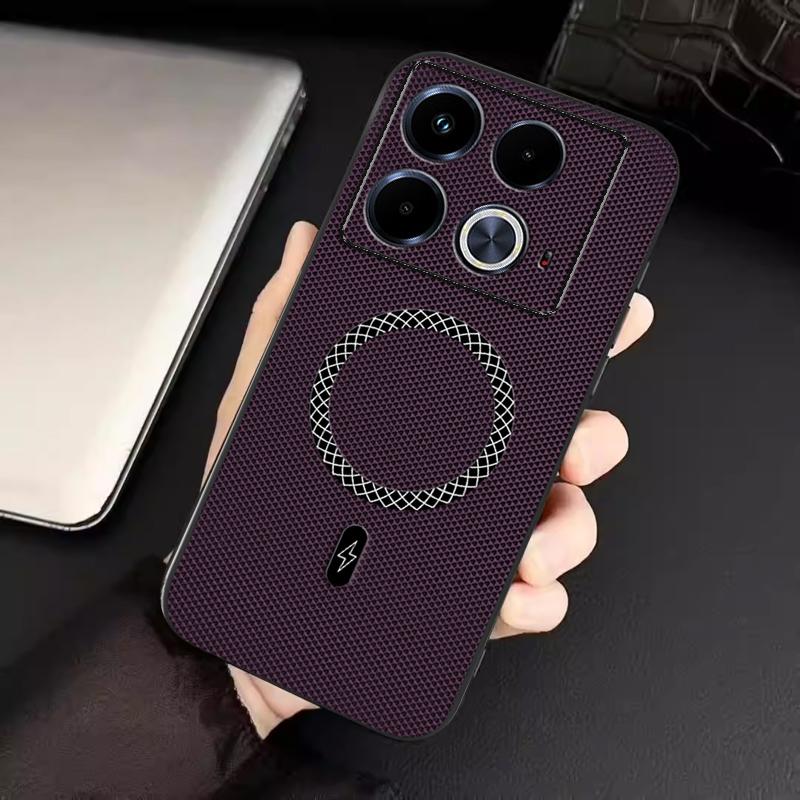 Biruiqu Infinix Note 40 Новый Ультратонкий Магнитный Кожаный Ударопоглощающий Защитный Чехол для Телефона