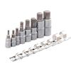 8 Pcs 1/4" 3/8" 1/2" Torx Bit Socekt Set Adapter Allen Key Spline Bits Universal Head For Torque Spanner Ratchet Socket Wrench
