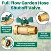 Heavy Type T Brasses Water Pipe Fitting Leakproof Easyly Installation For Gardening Tool And Equipment