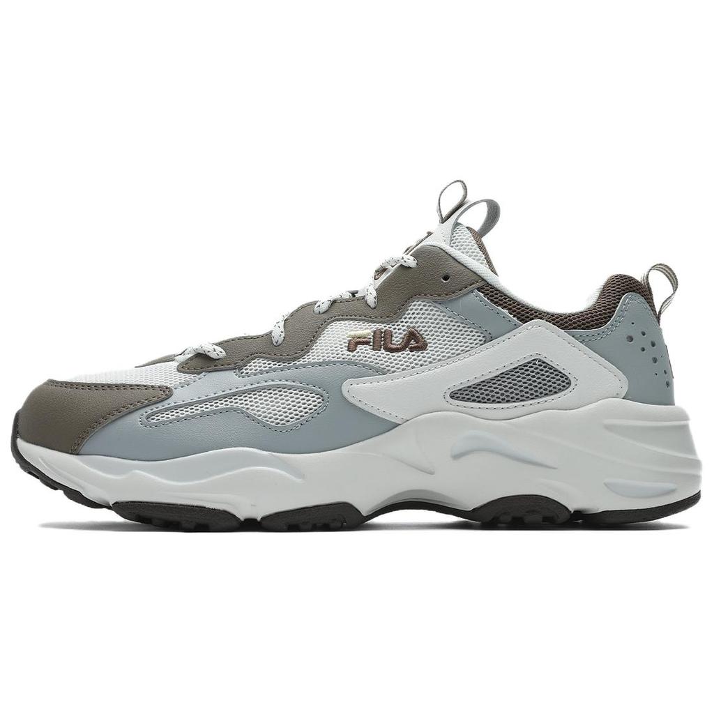 Fila Кроссовки мужские Tracer Retro Series Удобные Универсальные Прочные Дышащие Легкие Низкие Повседневные кроссовки Серый Белый F12M422113FVH