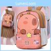 Adorable Capybara Kindergarten Backpack For Kids Ages 3 To 6 Featuring Cute Cartoon Design