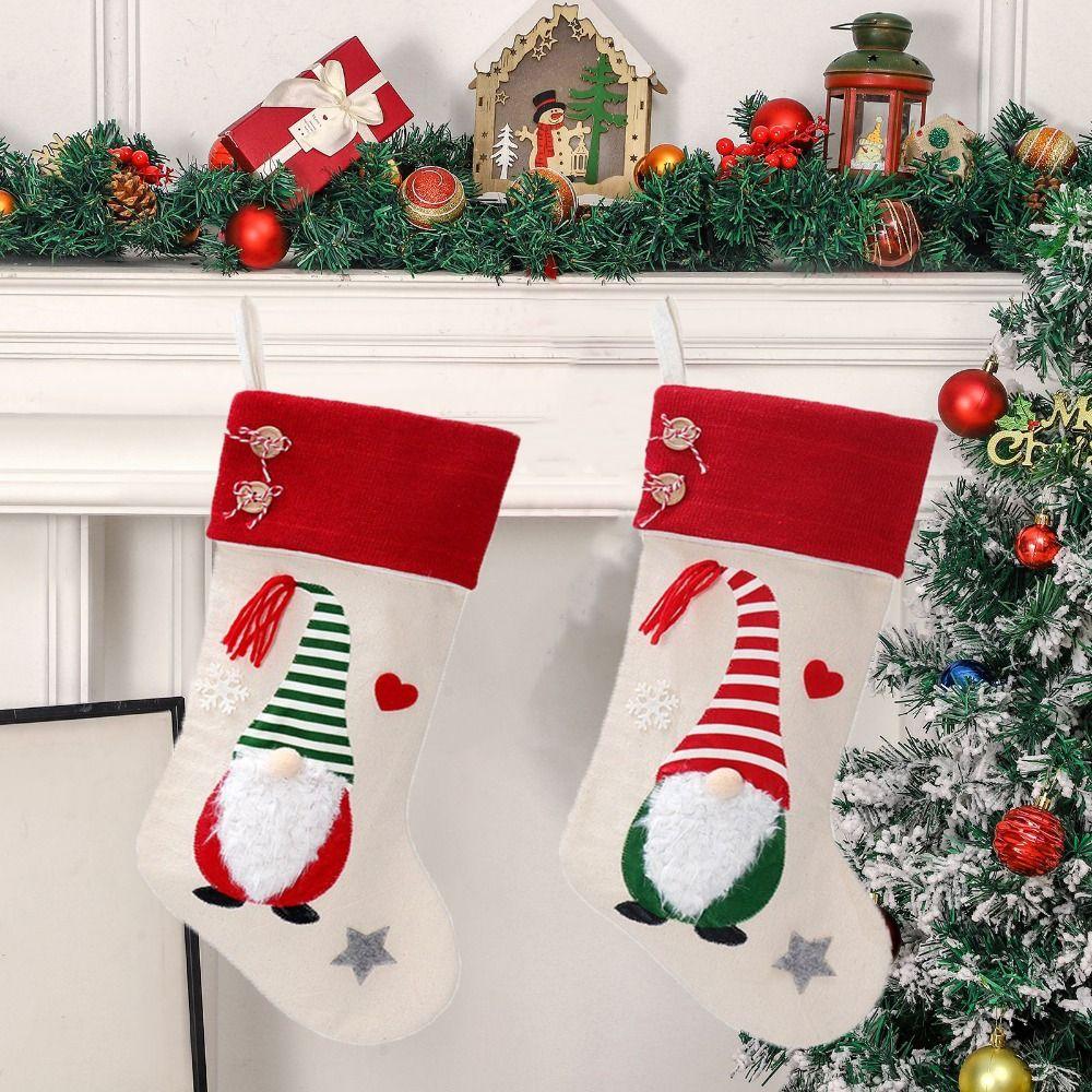 Personalized Christmas Stocking Pendants Unique Christmas Gift Bag  Home