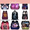 Спортивный рюкзак для студентов с тематикой Месси, дышащая ткань для образования, начальная школа