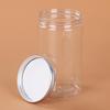 Aluminum Packing Bottle Pet Clear Empty Seal Bottle Circular Bucket Storage Biscuit Jar Food Grade Sealed Cans Tank Container