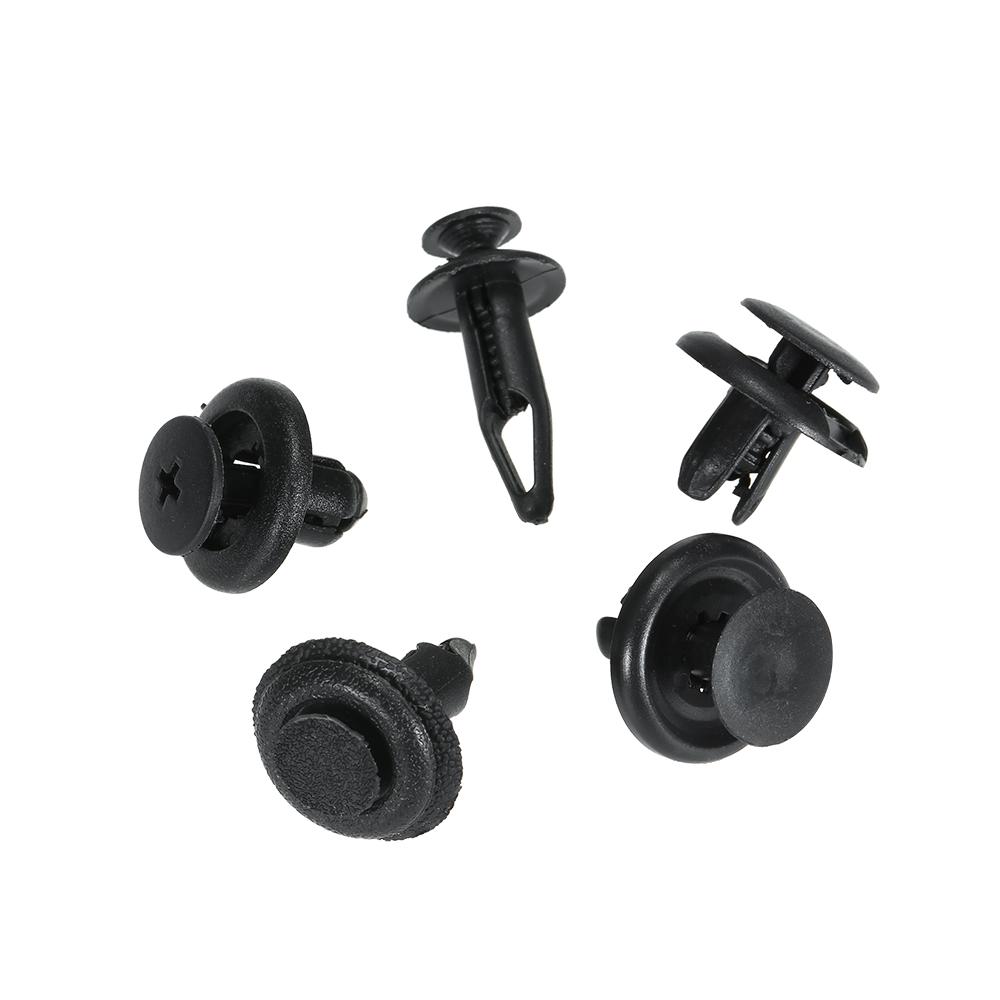 100 шт., крепежные зажимы, набор заклепок для багажника, автомобильный бампер, фиксатор крыла, крепеж для автомобильной промышленности