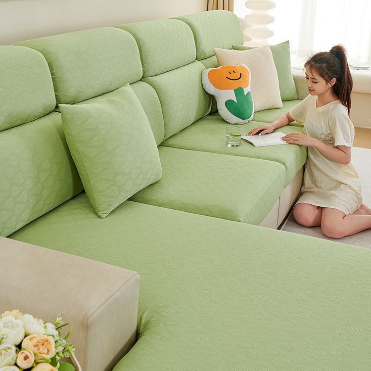 Чехол для дивана All-Inclusive Universal Cover Four Seasons Universal Simple Stretch Anti-Scratching Imperial Concubine Cover Sofa Cushion Thickened