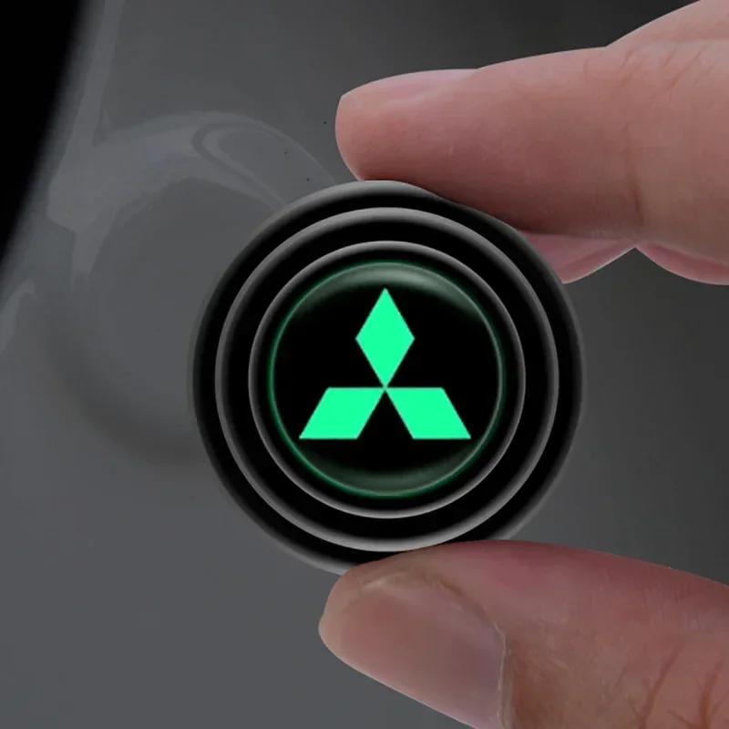 zjdf10 Luminous Car Door Shock Absorber Stickers for Mitsubishi Lancer Ex Mirage OTO ASX L300 Montero EVO Pajero Galant Accessories